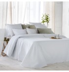 Lot de 2 housses coussins Genna blanc Antilo - Blancollection