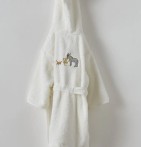 Peignoir enfant Eugène et Gribouille Sylvie Thiriez - Blancollection