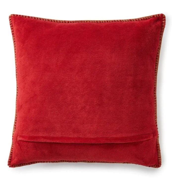 Housse coussin polaire Au coeur de la vallée Sylvie Thiriez - Blancollection