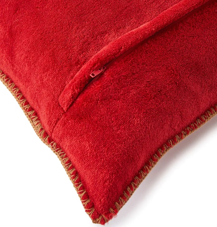 Housse coussin polaire Au coeur de la vallée Sylvie Thiriez - Blancollection