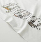 Parure de lit percale Bonjour Sylvie Thiriez - Blancollection