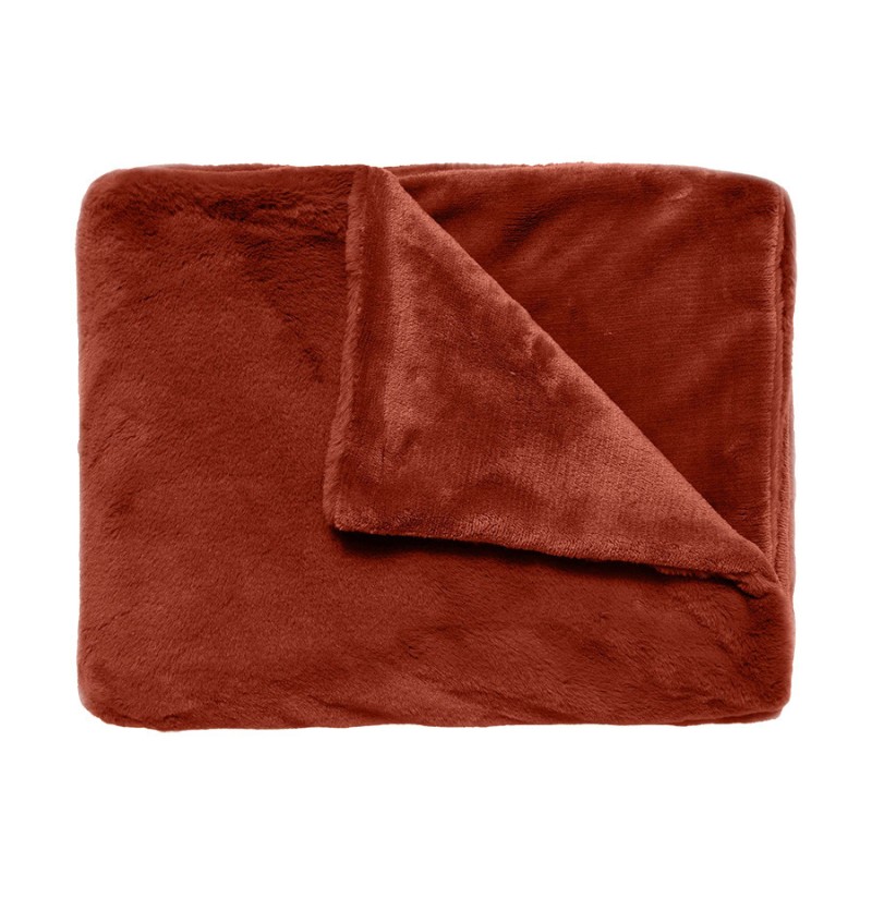 Plaid fausse fourrure woodland piment - vent du sud