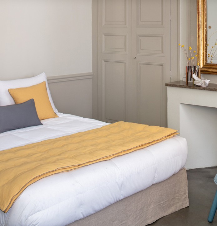 Couette 90% d'oie 200g/m2 Aoste Pyrenex - Blancollection