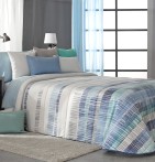 Couvre lit matelassé Mitchell bleu Reig Marti