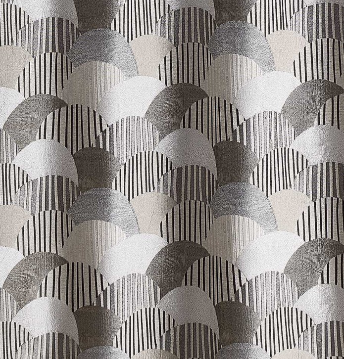 Rideau jacquard Asia Qabane - Blancollection