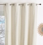 Rideau polaire Bunny blanc Qabane - Blancollection