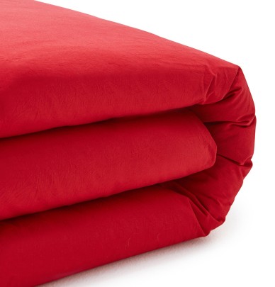 Housse de couette percale Au coeur de la vallée Sylvie Thiriez