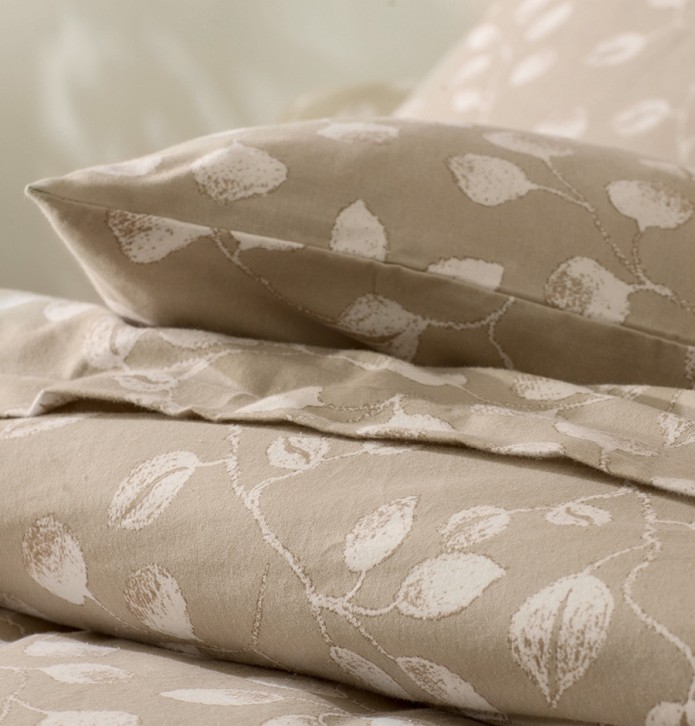 Parure flanelle drap Léna Tradilinge - Blancollection