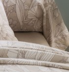 Drap housse flanelle nougat Tradilinge - Blancollection