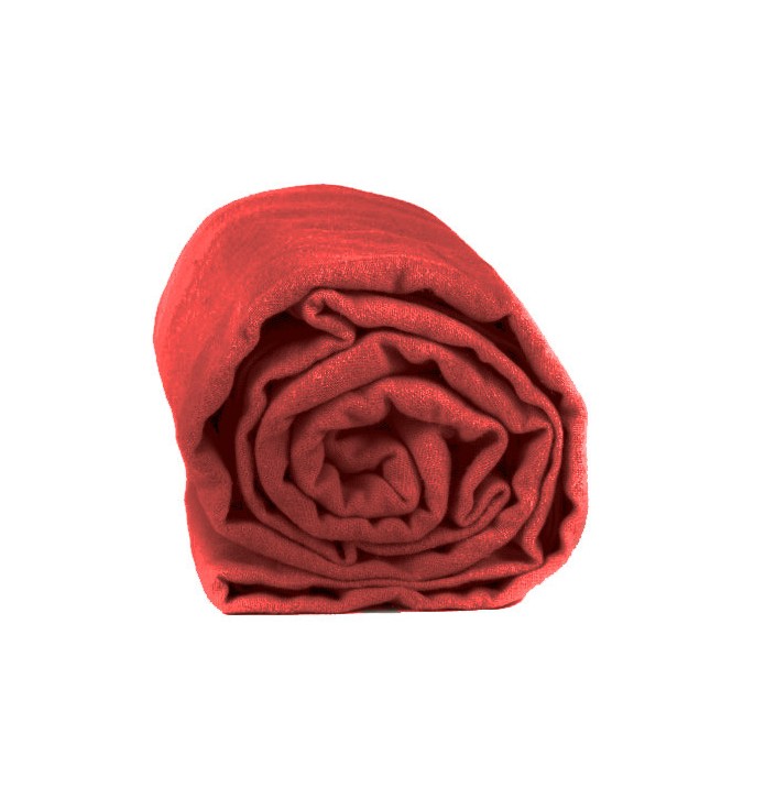 Drap housse flanelle tomette Tradilinge