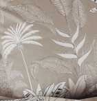 Housse de couette satin Cayenne ficelle Tradilinge - Blancollection
