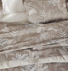 Parure de lit satin Cayenne ficelle Tradilinge - Blancollection