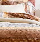 Drap Niagara châtaigne Tradilinge - Blancollection