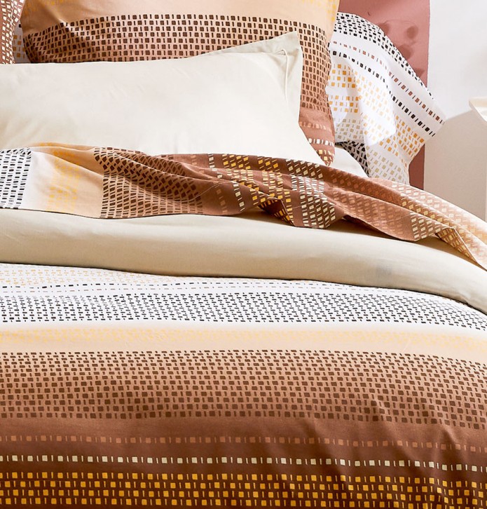 Drap housse seigle Tradilinge - Blancollection