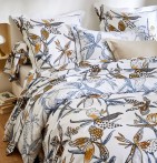 Housse de couette Pénélope silice Tradilinge - Blancollection