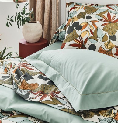 Drap percale Cascade sauge Tradilinge