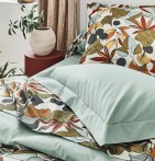 Drap percale Cascade sauge Tradilinge - Blancollection