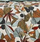 Housse de couette percale Cascade sauge Tradilinge - Blancollection