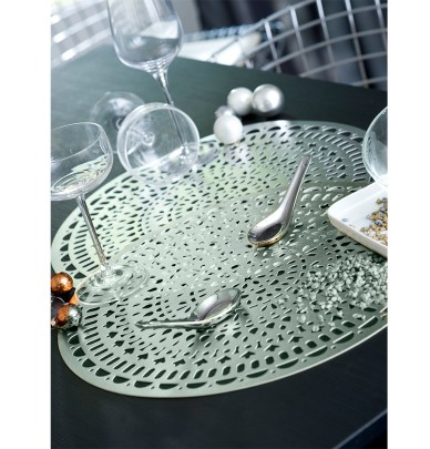 Set de table Gideon argent Calitex