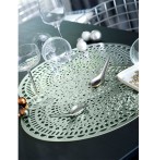 Set de table Gideon argent Calitex - Blancollection