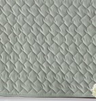 Boutis velours Naroa vert Antilo - Blancollection