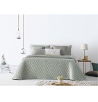 Boutis velours Naroa vert Antilo - Blancollection
