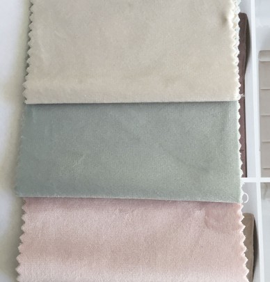 Chemin de lit velours Naroa beige Antilo
