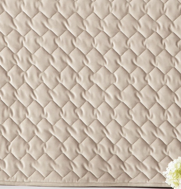 Boutis velours Naroa beige Antilo - Blancollection