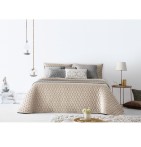 Boutis velours Naroa beige Antilo - Blancollection