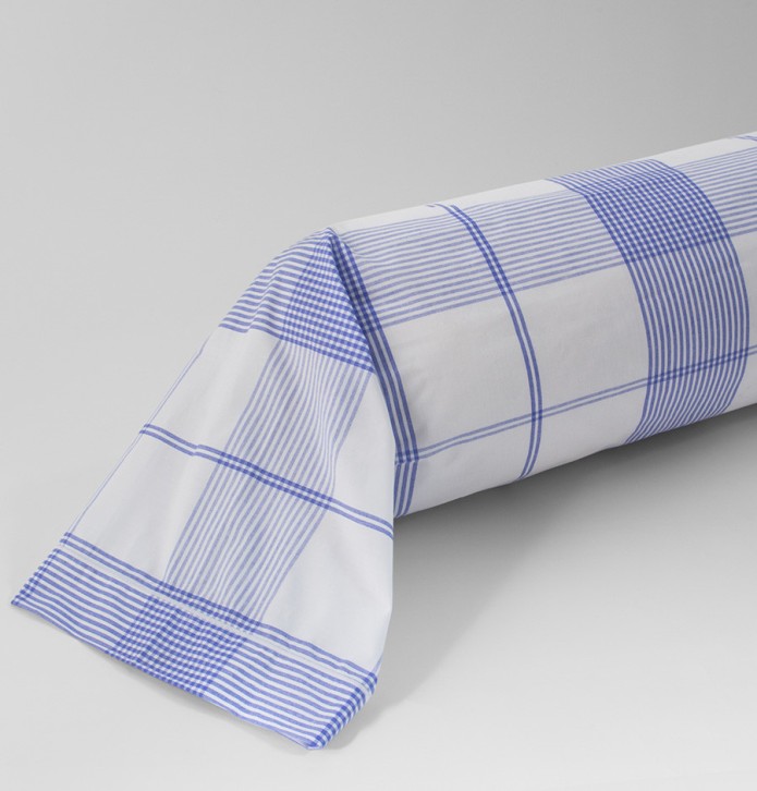 Taie de traversin percale Pastorale Aude de Balmy - Blancollection