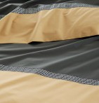 Parure de lit percale Macassar moka Tradilinge -30% - Blancollection