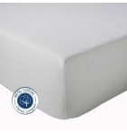 Drap housse gris galet bonnets 40cm Tradilinge