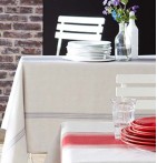 Nappe polyester Bistrot gris