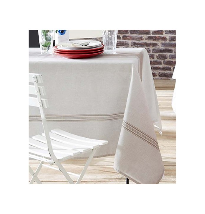 Nappe polyester Bistrot taupe Nappe polyester Bistrot taupe