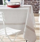 Nappe polyester Bistrot taupe