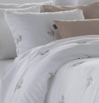 Couvre-lit matelassé Amalia blanc Antilo - Blancollection