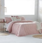 Couvre-lit matelassé Amalia rose Antilo - Blancollection