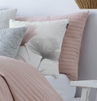 Couvre-lit matelassé Linette rose Antilo - Blancollection