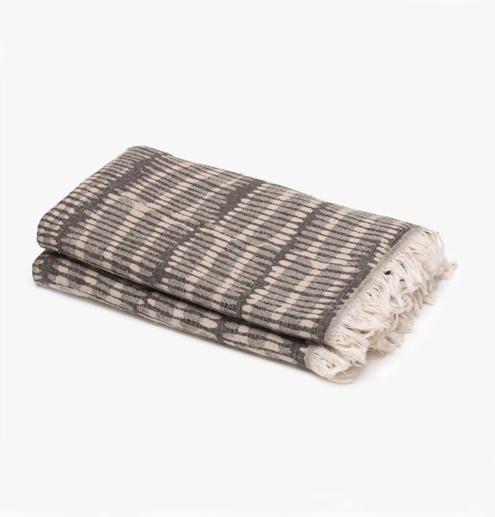 Fouta Santorin chanvre Vent du Sud