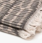 Lot de 2 foutas Santorin chanvre Vent du Sud - Blancollection
