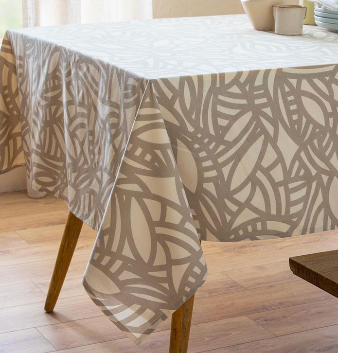 Nappe enduite Eva chanvre Tradilinge - Blancollection