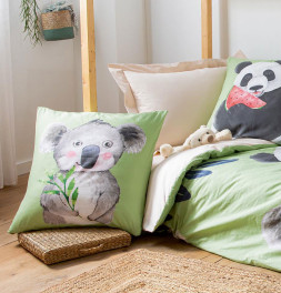 Taie d'oreiller enfant Panda Tradilinge