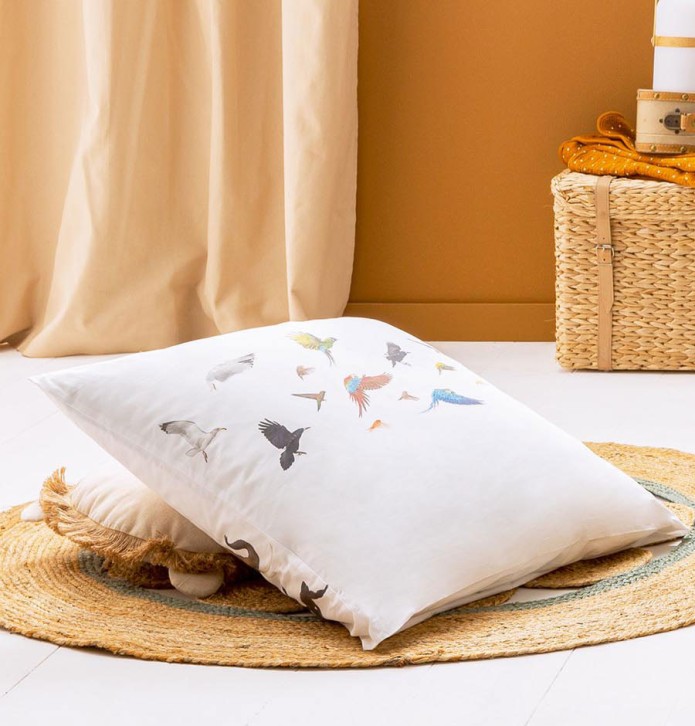 Parure de lit enfant percale Noé Tradilinge - Blancollection