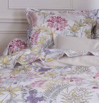 Taie d'oreiller satin Anaïs perle Tradilinge - Blancollection