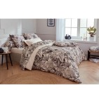 Housse de couette percale Alba noir Tradilinge - Blancollection