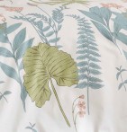 Housse de couette percale Féérie sauge Tradilinge - Blancollection