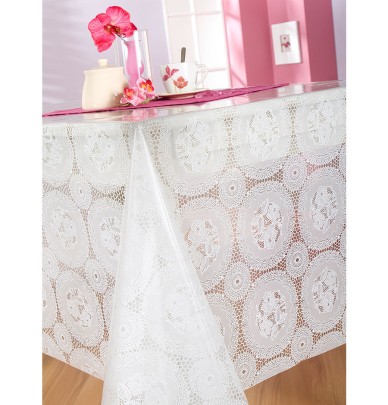 Nappe transparente Napperon Calitex