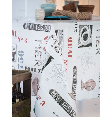 Nappe toile cirée Cordage Calitex