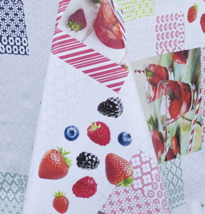 Nappe toile cirée Verrine Calitex - Blancollection