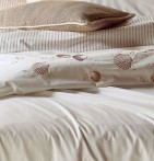 Housse de couette percale Trésor nacré Sylvie Thiriez - Blancollection